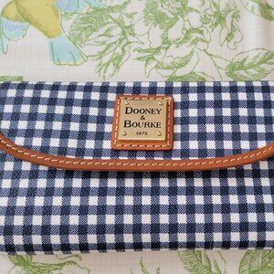 Dooney & Bourke Gingham Continental Clutch